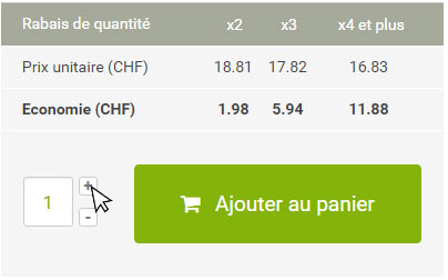 exemple de rabais sur quantités Multibiane Pileje