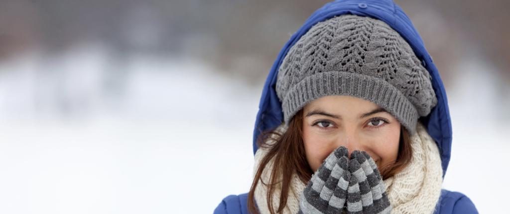 peau en hiver