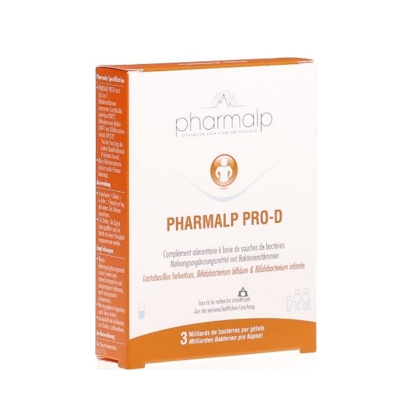 Probiotiques-Pharmalp-Pro-D-30-gelules