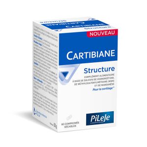 boite de cartibiane structure de PiLeJe 60 comprimés sécables