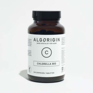 Flacon de Chlorella Algorigin 240 comprimés.